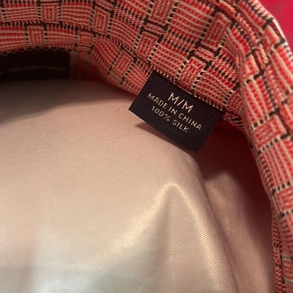 Tommy Bahama Mens Silk Pink Squares Short Sleeve Button Down Shirt Medium - Picture 10 of 11